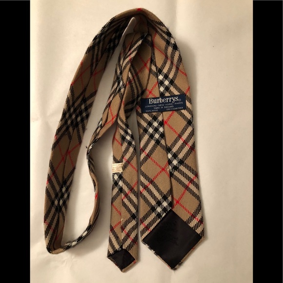 vintage burberry tie